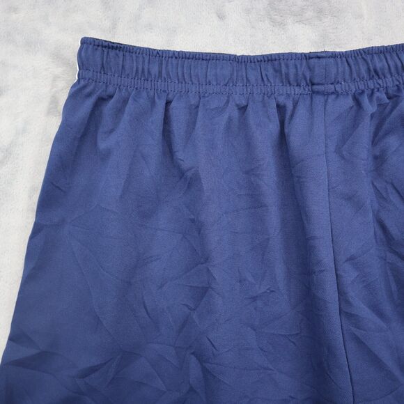 Adidas Shorts Mens L Blue Elastic Waist Basketball Sports Active Pull On Bottoms - Picture 9 of 12